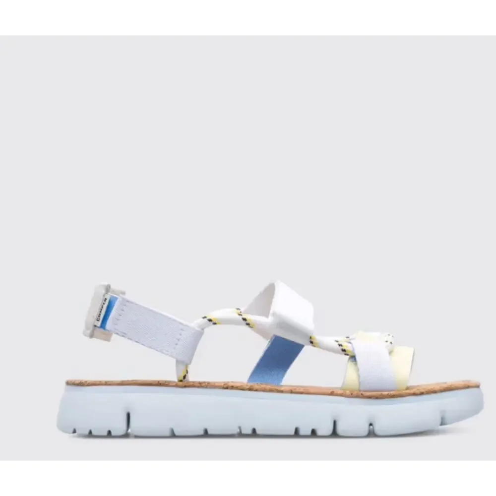 Camper Oruga Up Sandals Platform Size 41 Multicolored Women’s White Blue Yellow - Picture 2 of 8